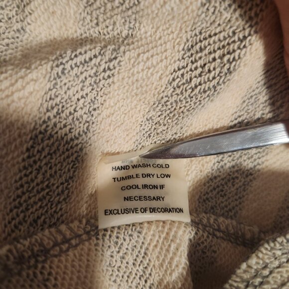 Market & Spruce Torin French Terry Blazer Blue Gray / Ivory‎ Striped XL NEW - Picture 13 of 16